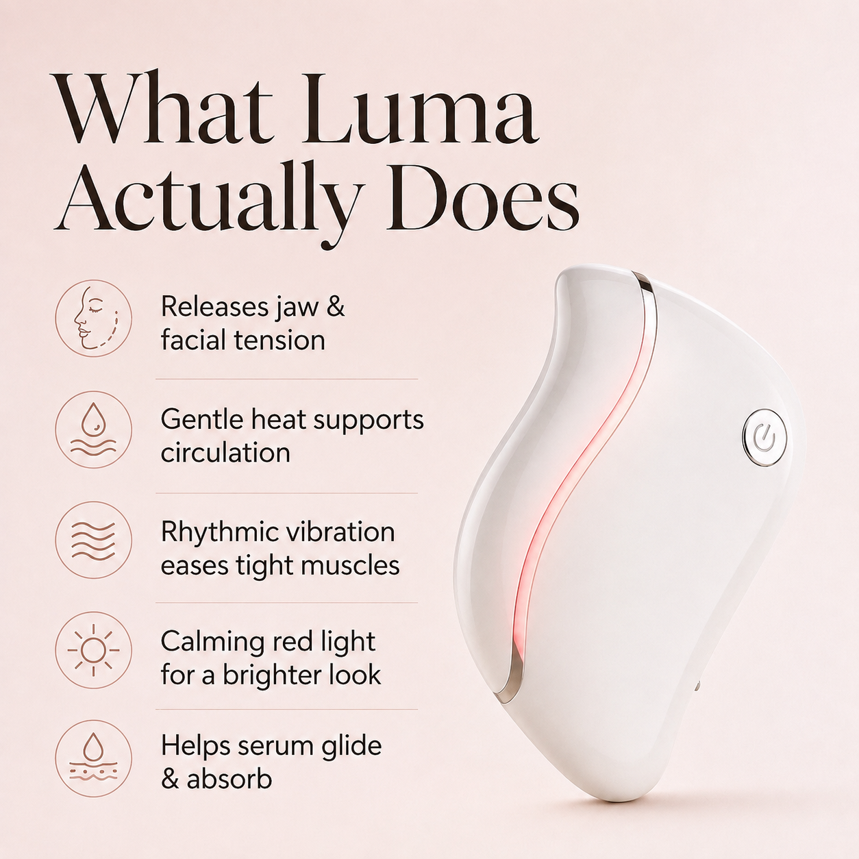 EMS Gua Sha — Tension Release & Facial Sculpting Tool